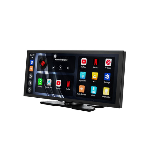 🍃50% OFF! 🔥11.4 Inch 4K Ultra HD Portable Car Touch Screen, Wireless CarPlay & Android Auto GPS Navigator, Worldwide Map Navigation, Plug & Play Car Entertainment Display with Netflix YouTube Support & 1-Year Warranty