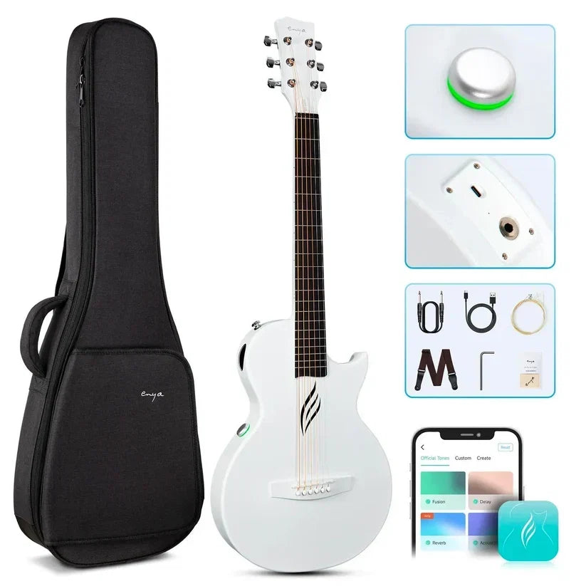 CarbonX™ 35" Smart Carbon Fiber Acoustic-Electric Guitar
