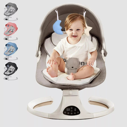 ⏰Flash-Sale👶Multi Function Baby Electric Swing Bluetooth Music Remote Control Infant Rocker Chair