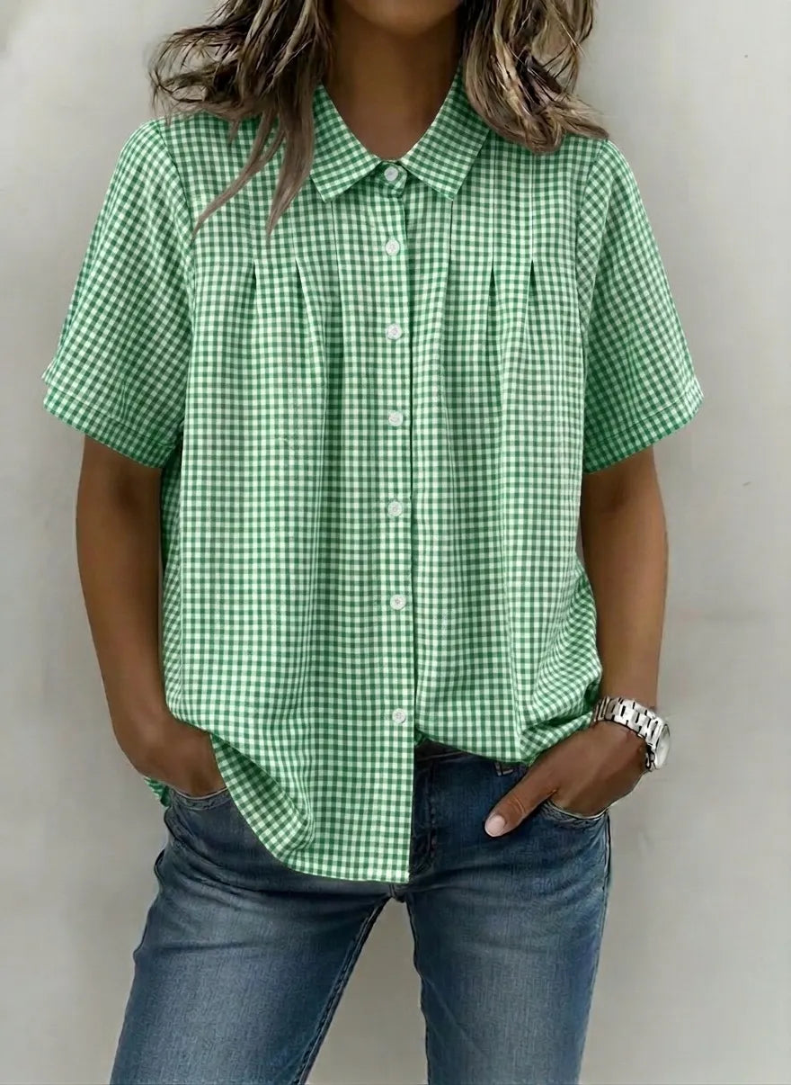 New Arrivals🔥Women’s Casual Gingham Checkered Shirt