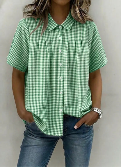 New Arrivals🔥Women’s Casual Gingham Checkered Shirt