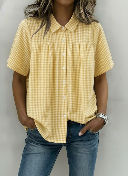 New Arrivals🔥Women’s Casual Gingham Checkered Shirt