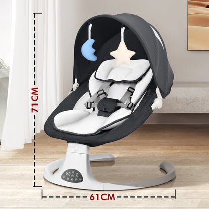 ⏰Flash-Sale👶Multi Function Baby Electric Swing Bluetooth Music Remote Control Infant Rocker Chair
