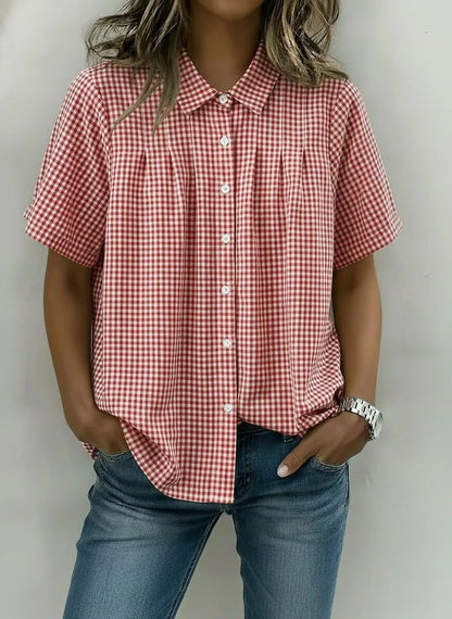 New Arrivals🔥Women’s Casual Gingham Checkered Shirt